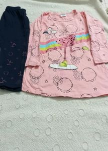 Girls Top With Legging