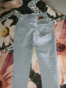 Grey Colour Jeans For Girls Check Description 1st