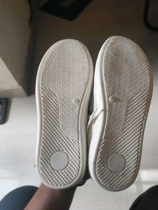Stylish White And Grey  Sneakers