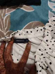Madame Polka Dots Off Shoulder Jumpsuit