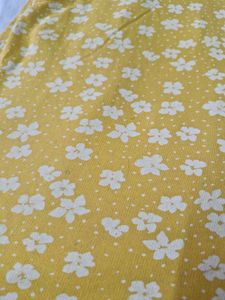 Floral Print Yellow Jumper Dress 11-12y