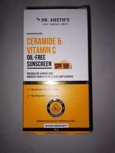 Dr.Sheth's Ceramide and Vitamin C sunscreen