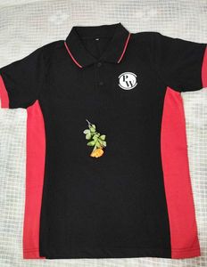 PW Polo Shirt - Black & Red✨