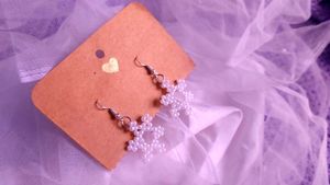 Handmade Snowflake Earring