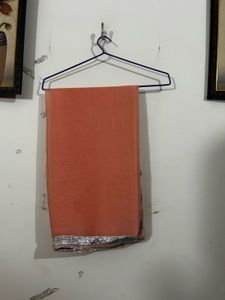 Peach Embroidered Kurta Set