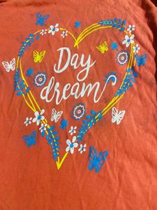 Girls Solid Cotton Dungaree