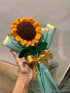 Crochet Sunflower Bouquet
