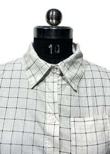 Checked White Shirt