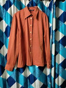 Classy Rust Shirt On Sale