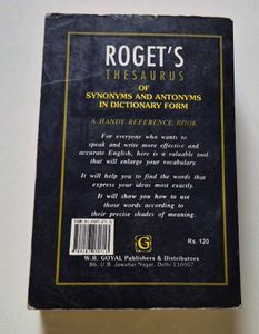 EASY TO USE INDIAN EDITION THESAURUS