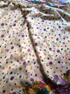 Multicolored Chiffon Saree