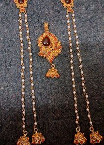 Elegant Gold-Toned Jewelry Set