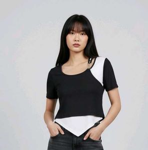 Stylish Two-Tone Tee