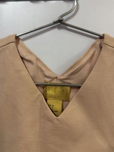 Tan Sleeveless Crop Top