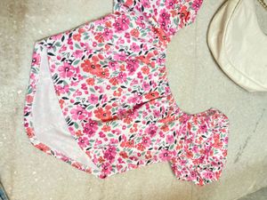 Floral Print Crop Top