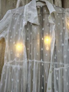 Polka Dot Sheer Duster