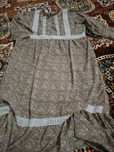 Floral Print Maxi Dress Fresh Piece