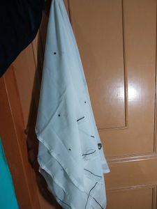 Elegant White Dupatta