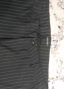 Striped Black Pants