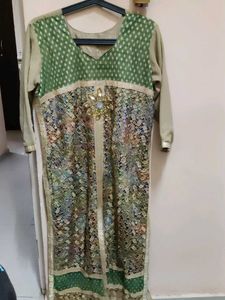 New Kurtha🥳 with Front Net Work Design
