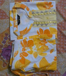 Madarwa Women Pure Cotton Kurta Pant Set