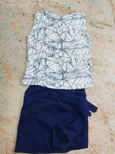 Fancy Mini Skirt And Top For Sale