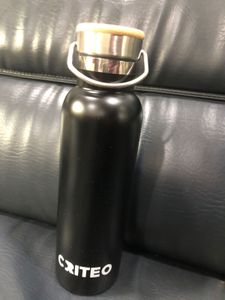 Brand New Black Criteo Water Bottle By Evans