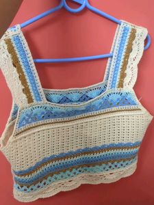 Crochet Floral Tank Top