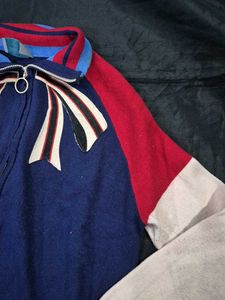 Knit Zip-Up Jacket|christmas| Y2K|vintage