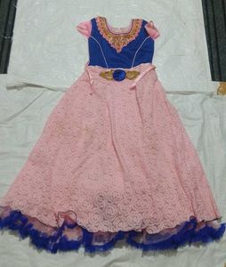 Pink & Blue Party Dress