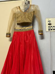 Peach Lehenga Choli Set