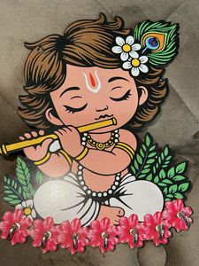 Krishna key holder with black pouch