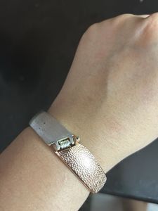 Textured Silver Bangle Bracelet