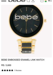 bebe Gold-Tone Watch