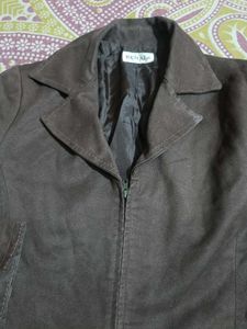 Brown Faux Suede Jacket 🧥😍