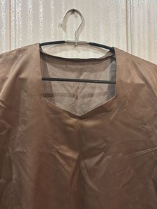 Winter Wear Brown Kurta