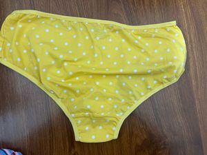 Yellow Polka Dot Panties