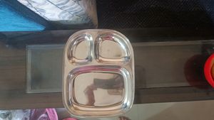 Small Pavbhaji Steel Plates
