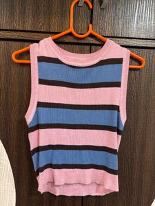Striped Knit Tank Top
