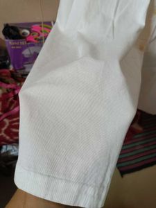 WHITE BUTTON-DOWN DRESS