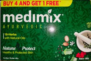 Medimix Ayurvedic Soap (Buy 4 Get 1 Free)