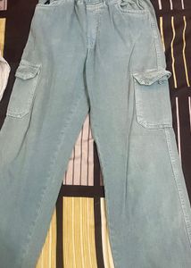 Stylish Light Green Cargo Pants