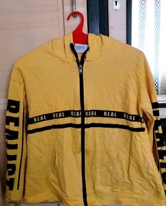 Yellow Short Hoodie