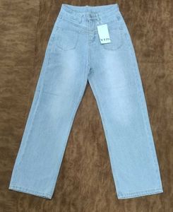 Light Wash Wide Leg Jeans