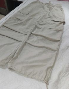 Beige Cargo Pants