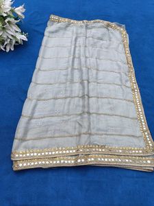 Gray Heavy Saree