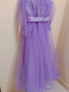 Lavender Tulle Party Dress