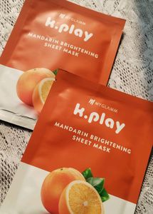 (Pack Of 2)MyGlamm K.Play Brightening Sheet Mask