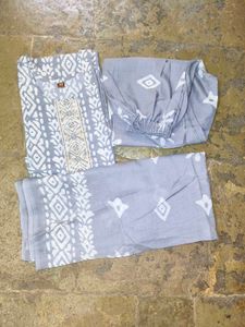 Batik Printed Kurta Set