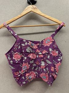 Floral Purple Shrug Set